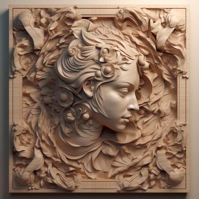 نموذج ثلاثي الأبعاد لآلة CNC 3D Art 